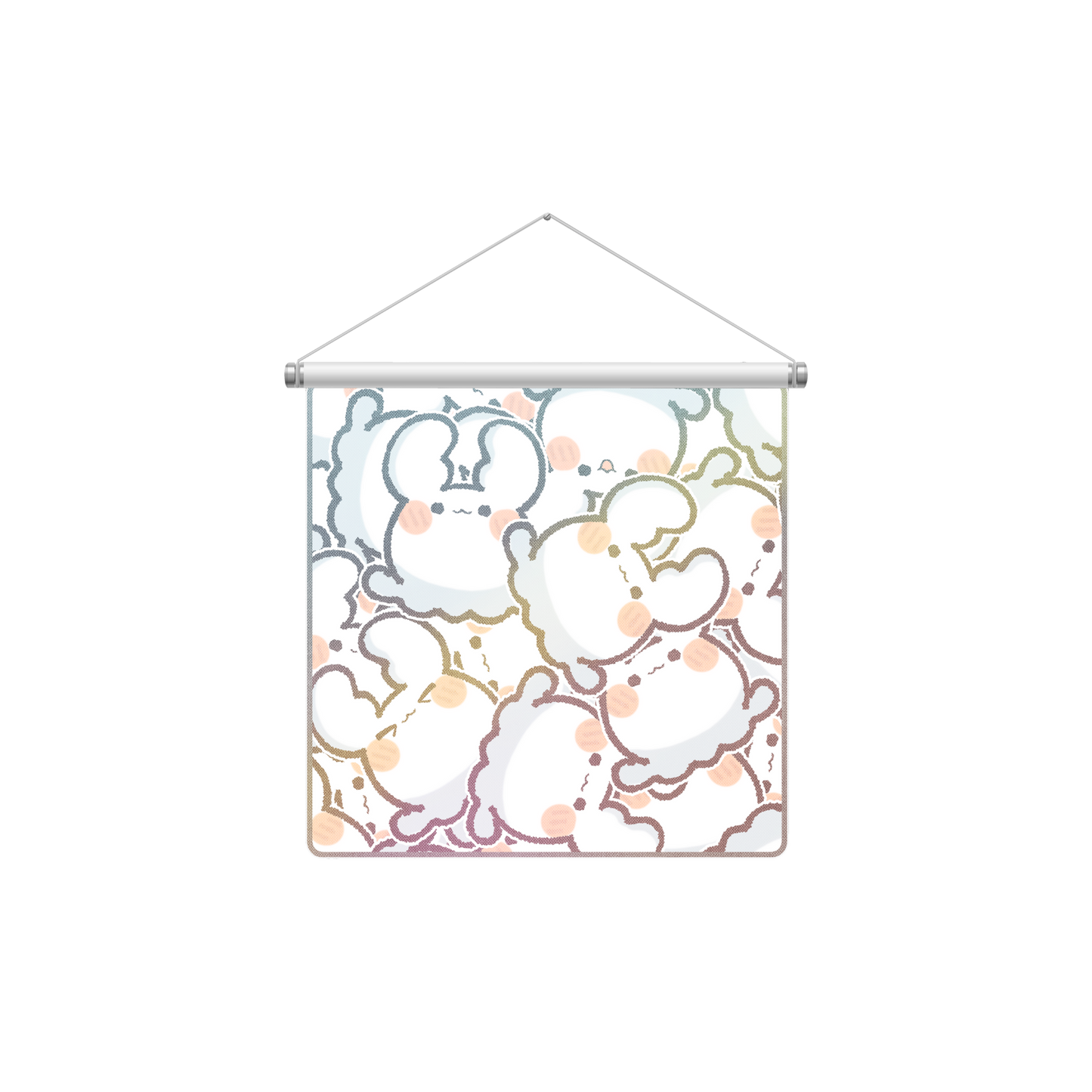 お部屋彩る!もちもちゴーストタペストリー