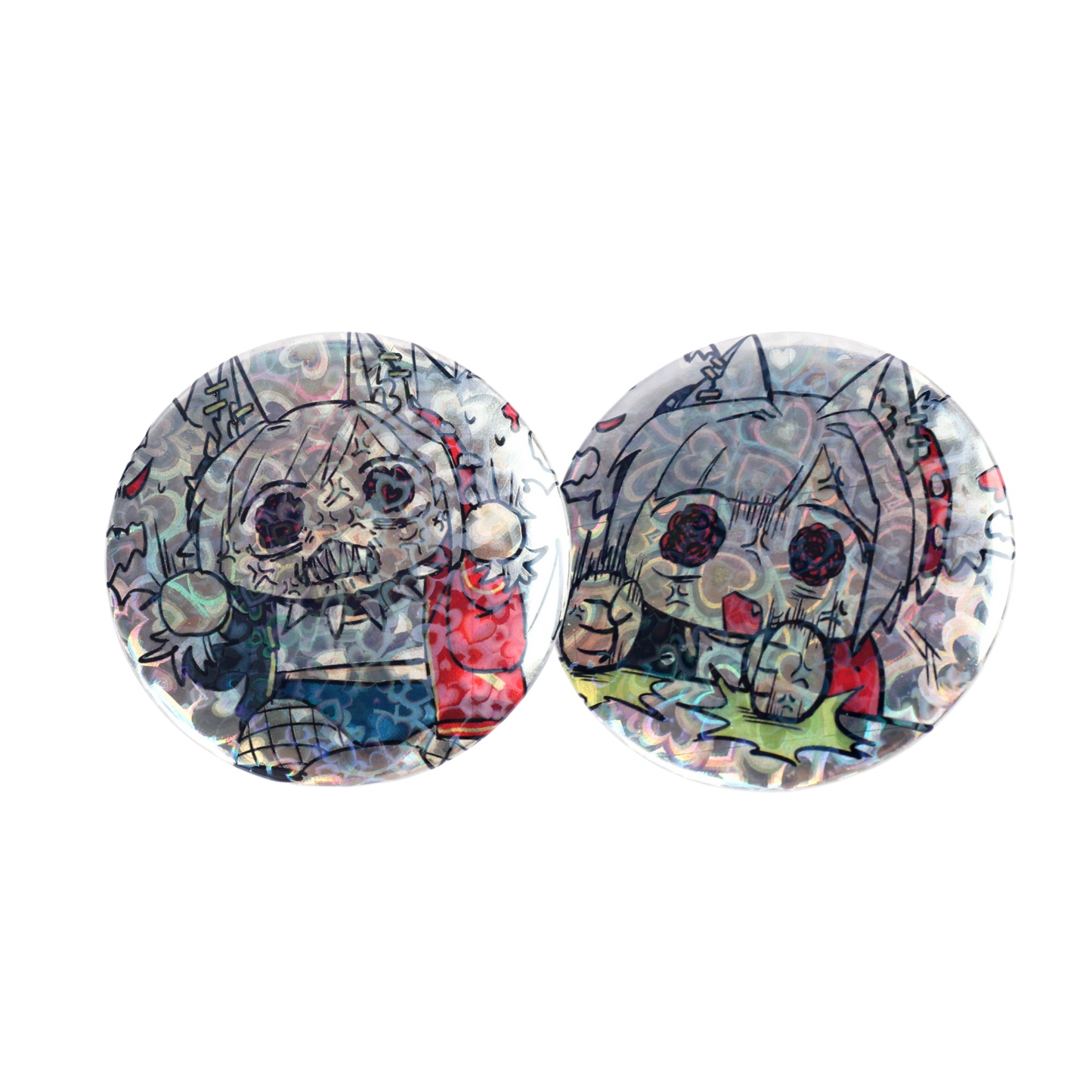 缶バッジセット(台パン&ブチ切れVer.)