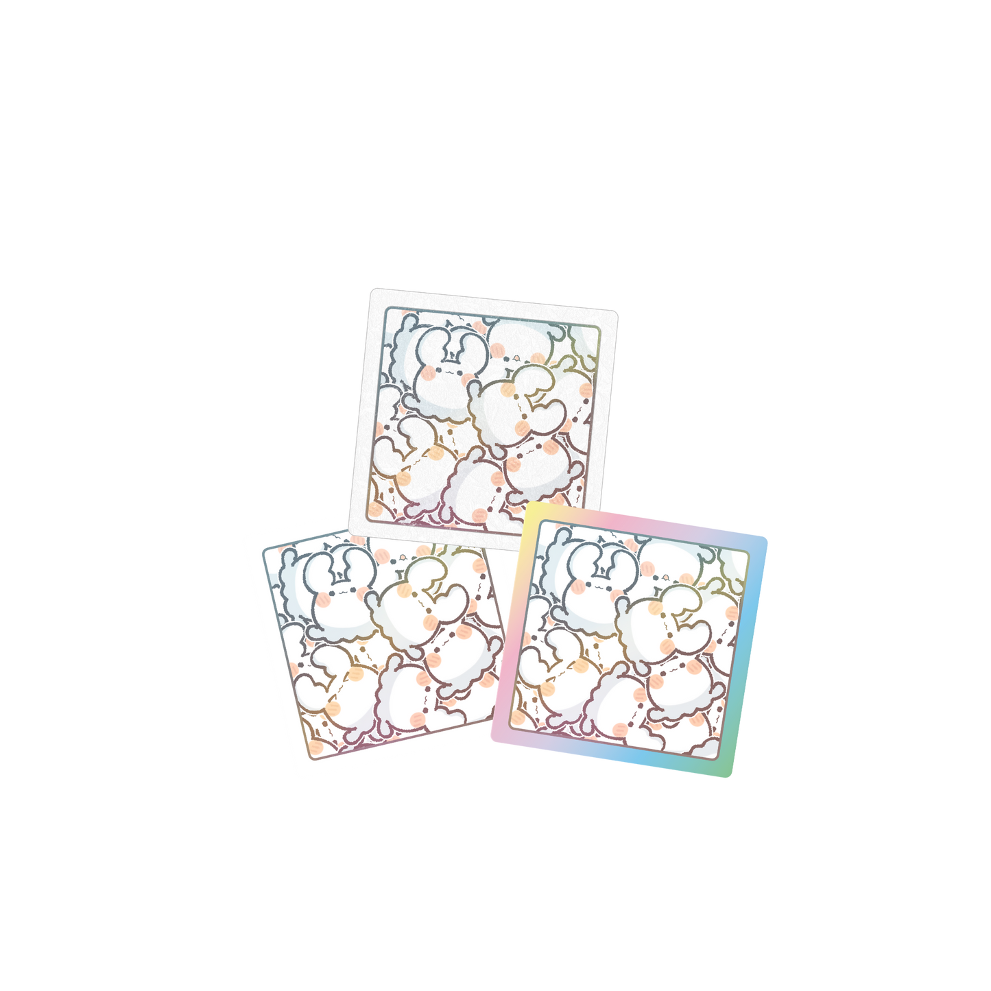 いつでも!どこでも!もちもちゴーストステッカーセット
