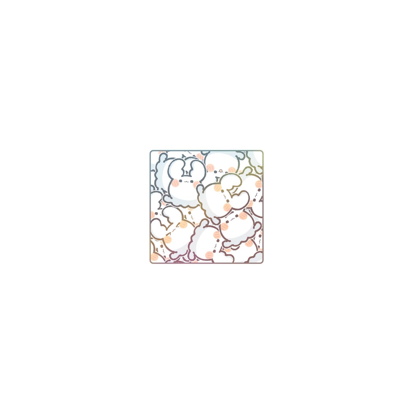 いつでも!どこでも!もちもちゴーストステッカーセット