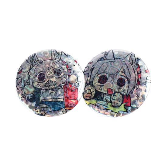 缶バッジセット(台パン＆ブチ切れVer.)