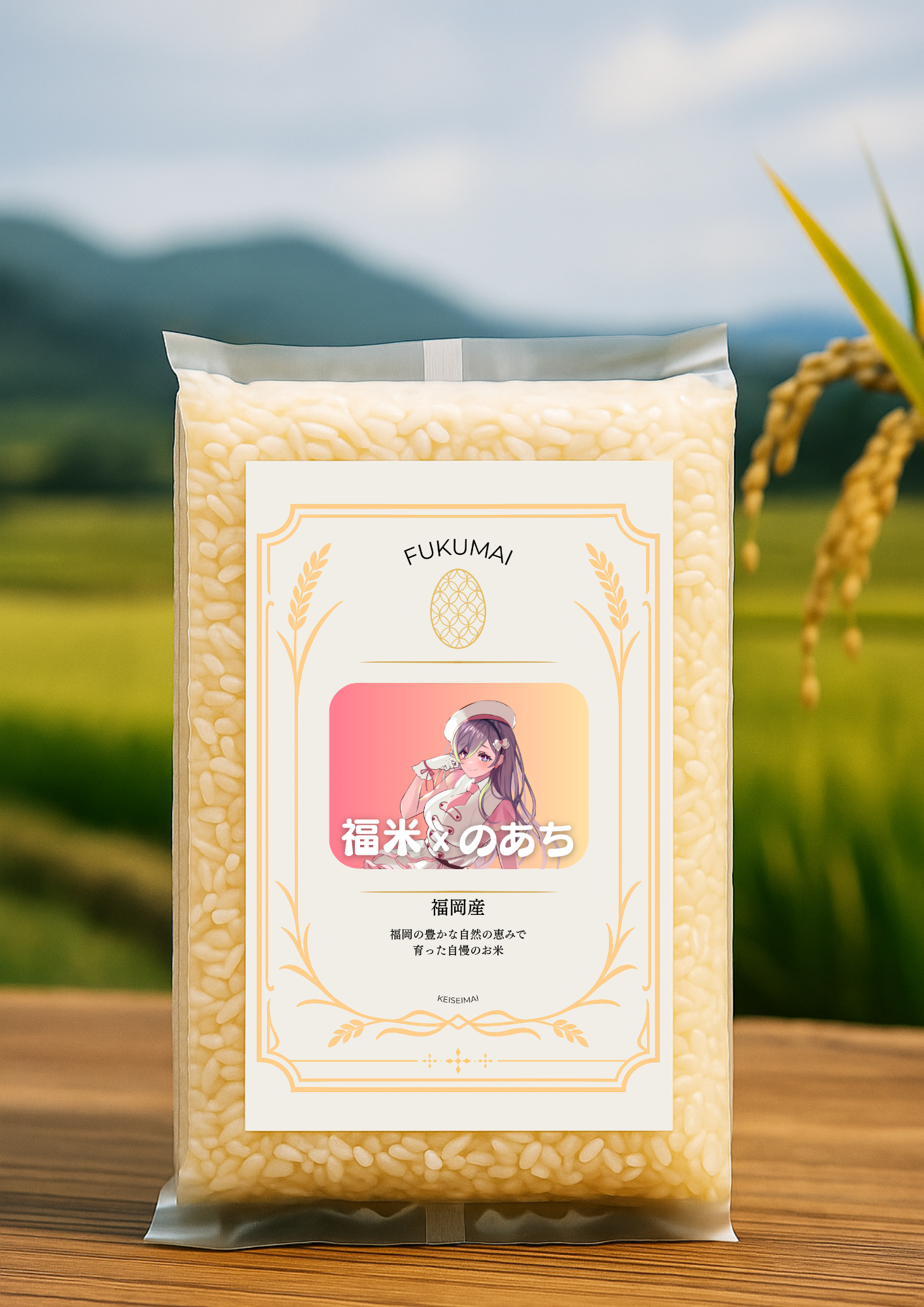 【福米 x のあち】福岡産 福米 300g